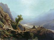 Лев Лагорио. «В горах Кавказа», 1879