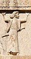 Арабский солдат (др.-перс. ?????, Arabāya)[37] Ахеменидской армии, около 480 г. до н. э. Рельеф гробницы Ксеркса I