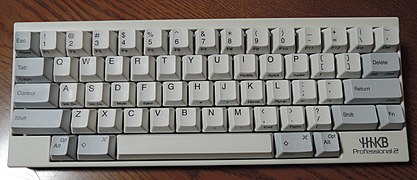 60 % — Happy Hacking Keyboard Professional 2[en].