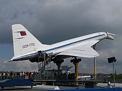 Ту-144 в музее в Зинсхайме, Германия (№ 77112)