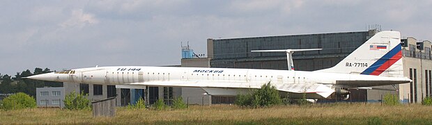 Ту-144 в Жуковском (№ 77114)