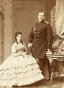Александр Александрович с супругой (1867)