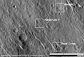 Компоненты аппарата «Бигль-2» на поверхности Марса. Снимок сделан АМС Mars Reconnaissance Orbiter 29 июня 2014 года