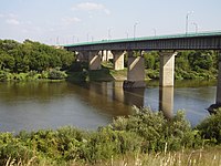 Мост через Дон у Воронежа на трассе Р298
