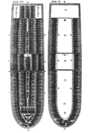 Схема невольнического корабля, 1790-1791 гг.