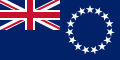 Флаг Островов Кука, 15 звёзд символизируют острова государства