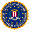 Эмблема ФБР, звёзды обозначают первые тринадцать штатов США