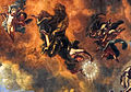 Венец бессмертия, возлагаемый аллегорической фигурой Этерны (Вечности) на шведское Дворянское собрание. Фреска Давида Клёккер-Эренстраля