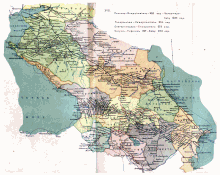 Карта железных дорог с перспективными участками, 1918 год