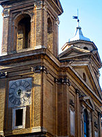 Церковь Сант-Анастазио-дей-Гречи на Виа-дель-Бабуино в Риме. Деталь. 1577