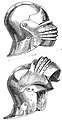 Позднесредневековый салад с забралом «гармошкой»