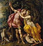 Венера и Адонис. Ок. 1600. Холст, масло. Крайслер музей искусств. Норфолк, Вирджиния, США
