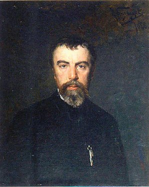 Портрет В. Д. Поленова работы Н. Д. Кузнецова, 1888 г.