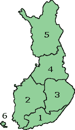 Губернии Финляндии с 1997 по 2009