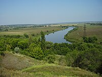 Дон у Семилук в Воронежской области