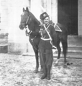 Урядник Сибирской полусотни 3-й сотни Лейб-гвардии Сводно-Казачьего полка. 1914