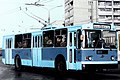 Троллейбус на маршруте № 9, проспект Строителей, 1993 год