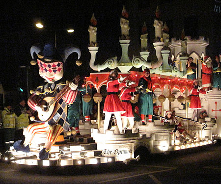 Battle of Flowers parade, La Fête dé Noué, 13 December 2009