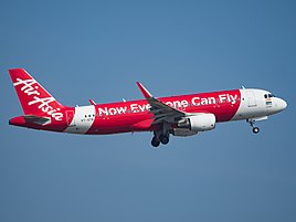 AirAsia India Airbus A320neo в ливрее «Now Everyone Can Fly»‎