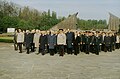 Мемориал советским воинам в Трептов-парке. Э. Хонеккер. 9 мая 1982