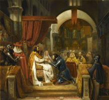 Альфонсо VI объявляет своего племянника Генриха Бургундского графом Португалии