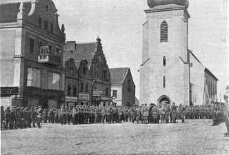 Парад русских войск в Инстербурге 5 сентября 1914 г.