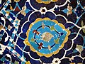 Мозаичное панно XIV века на куполе мавзолея Тюрабек-ханым в Куня-Ургенче, Туркменистан — фрагмент