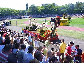 Инсталляция с Мати, Дебреценский цветочный карнавал. 2009