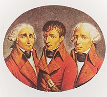 Три консула (Камбасерес, Наполеон и Лебрен в 1799 году)
