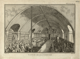 Заседание якобинского клуба в библиотечном зале монастыря св. Якова (1791)