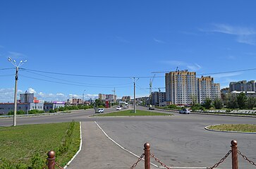 Вид города