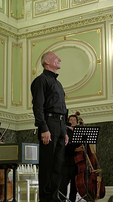 Пино де Витторио на фестивале Earlymusic. Санкт-Петербург, 17.09.2014. Академическая капелла.