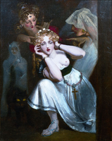 Теодор фон Холст. Бертальда, напуганная призраками, между 1830 и 1836