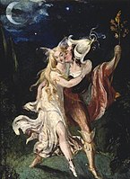 Теодор фон Холст. Волшебные любовники, около 1840