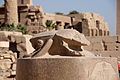 Скарабей (гранитная скульптура, Карнакский храм, Луксор, Египет)
