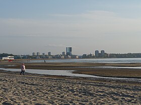 Вид на Хааберсти с пляжа Штромка