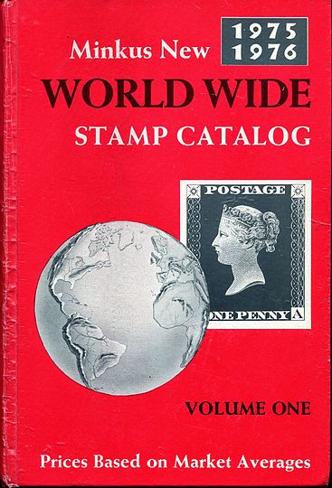 «Новый каталог почтовых марок мира Минкуса»[^], том I (1975)[^], с изображением «Чёрного пенни» и указанием цен на основе рыночных
