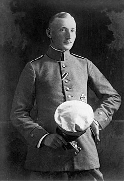 Лейтенант артиллерийских войск Альберт Шлагетер. 1918 год