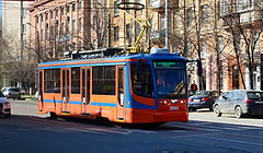Трамвай 71-623 № 2005 в Челябинске
