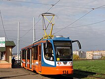 Трамвай 71-623 № 134 в Нижнекамске
