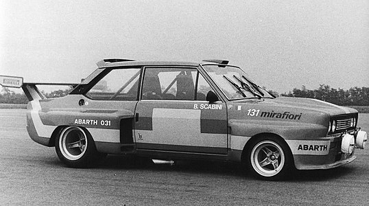 1975 "031", предсерийный прототип будущей модели Fiat 131 Abarth