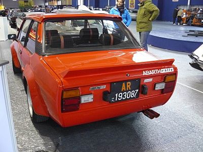 Fiat 131 Abarth, вид сзади