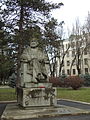 Памятник К. Марксу на территории КубГАУ
