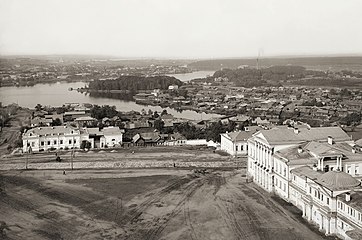 Вид с Вознесенской церкви, около 1900 года, фото В. Л. Метенкова