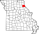 A state map highlighting Marion County in the northeastern part of the state.