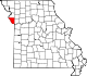 A state map highlighting Platte County in the northwestern part of the state.