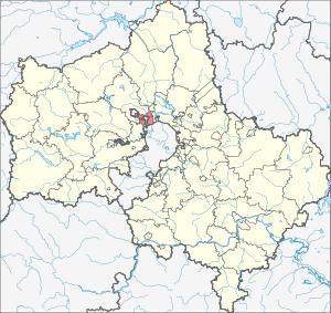 Химкинский район на карте