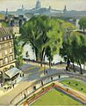 Вид набережной Лувра (Vue du Quai du Louvre) (1928)