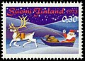 Первая финская рождественская марка 1973