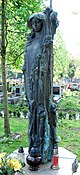 Памятник актрисе Квятковской-Ласс на Раковицком кладбище